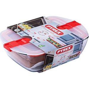 Récipient rectangulaire avec couvercle -30x20,5x9,5cm - Pyrex 9135065/7045