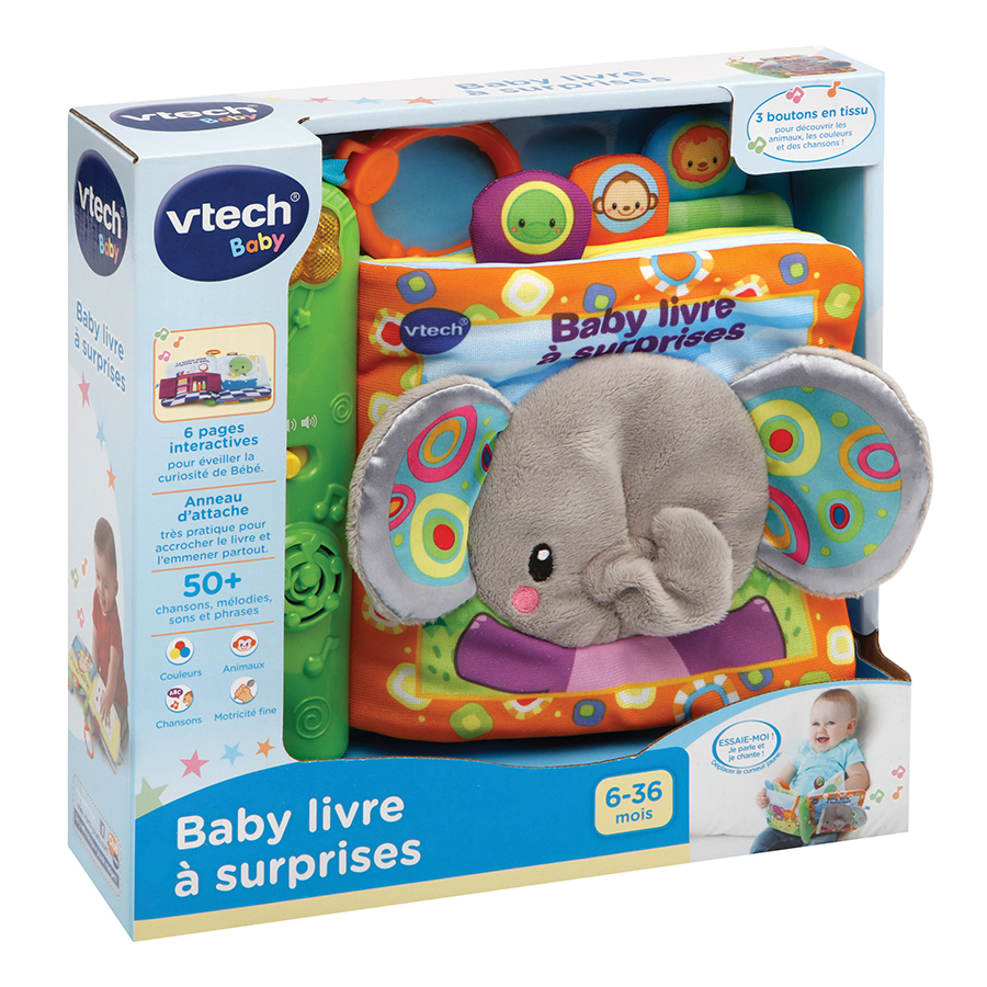 Baby Livre A Suprise Interactif 6 36 Mois Orca