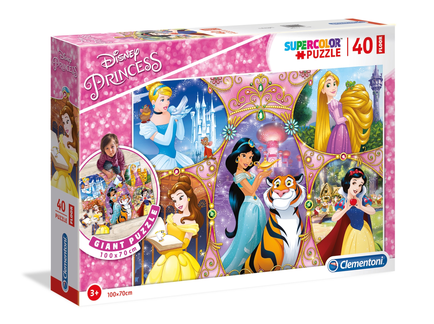 PUZZLE DISNEY PRINCESSE - 40PCS - 100X70CM - 3ANS PLUS - 25463