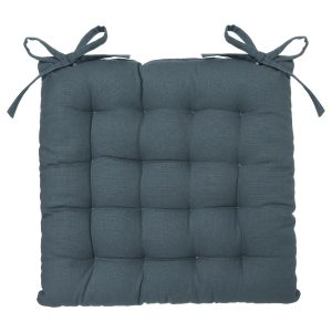Coussin de chaise -  BLEU -38x38 cm