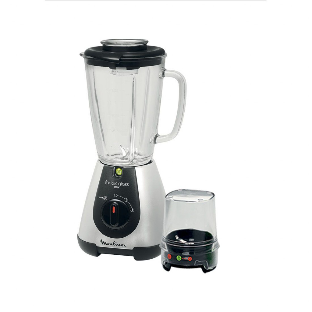 MIXEUR BLENDER – FACICLIC GLASS – 500W – MOULINEX LM310E10 – Orca