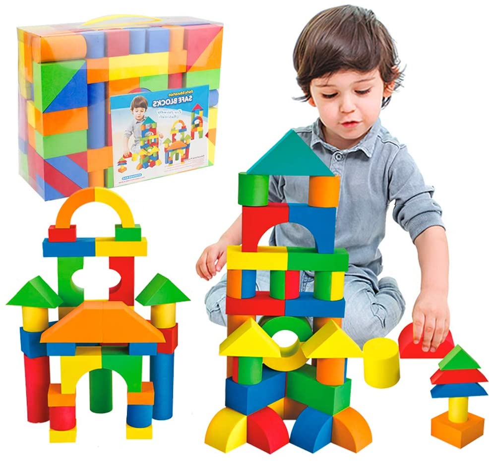 Bloc de construction 76pcs éducatif Safe bloks+3ans - Image 2
