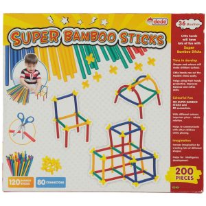 JEU D'ASSEMBLAGE 120 TIGES EN BAMBOU - 36MOIS PLUS- 03461