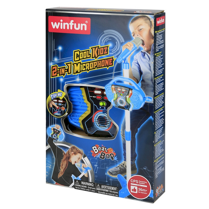 MICROPHONE MUSICAL 2EN1COOL KIDS -36MOIS PLUS - 02086A