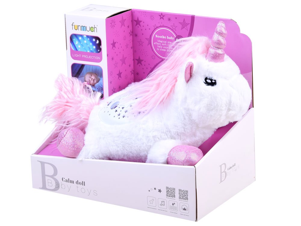 Licorne électrique calm Doll projection lumiere+0mois-JA45865