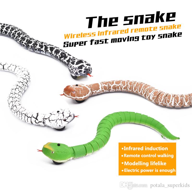 Jauarta Serpent à télécommande avec contrôle infrarouge - Chargement USB -  Langue rétractable - Queue oscillante - Jouet électrique réaliste :  : Jeux et Jouets