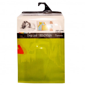 DRAP PLAT - 100% coton  - 180X290CM - 070430