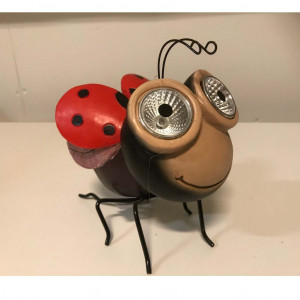 Lampe solaire de jardin à LED forme insecte