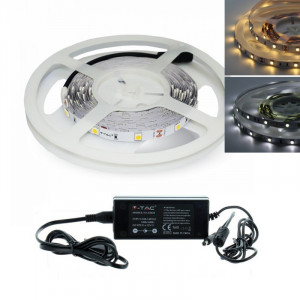 Ruban lumineux a led adhésif 5mt lumineux blanche