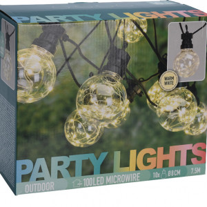 Guirlande lumineuse extérieur-7,5m-10 lampes a led-AXC100020