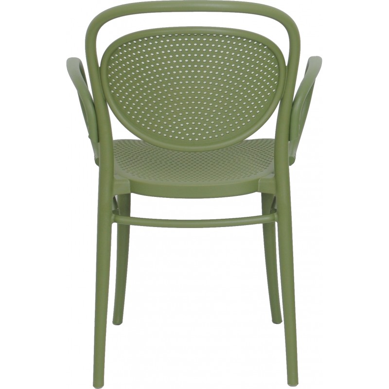 Fauteuil Marcel polypropylène -vert - Image 2