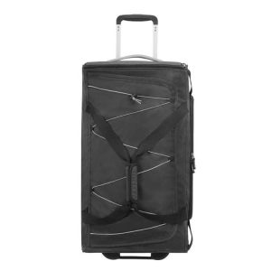 VALISE DE VOYAGE AMERICAN TOURISTER-55cm-noir/gris