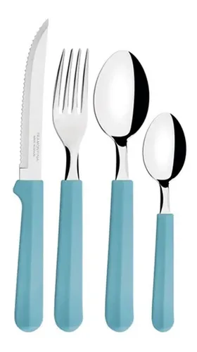 Ménagère 24pcs+3accessoires multiply- bleu clair – Image 2