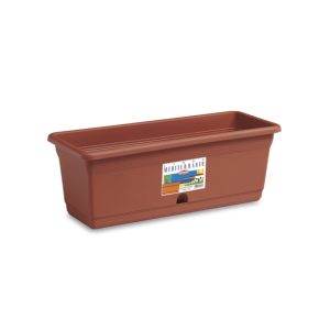 Pot de fleur en plastique-40x20x18cm-mediterraneo terre