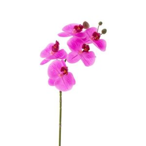 FLEUR ARTIFICIELLE ORCHIDEE - 9 BOUTONS -  107CM - PINK