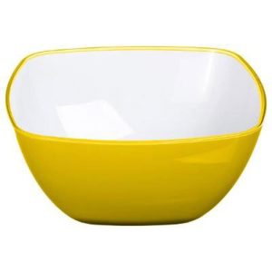 Saladier Carré "square"-14cm-Jaune
