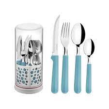 Ménagère 24pcs+3accessoires multiply- bleu clair – Image 4