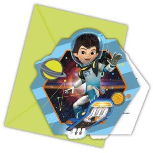 Carte d'invitation set de-6pcs-miles