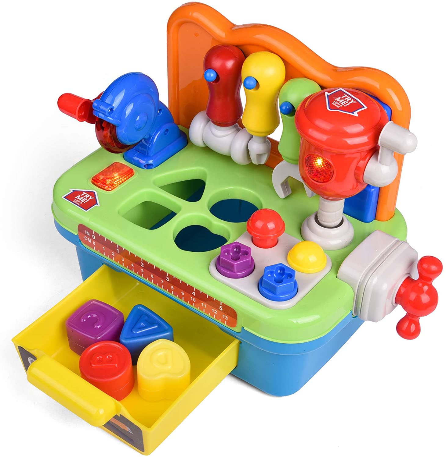 Acheter Yousheng 22 pièces/ensemble outil de Construction accessoires  d'établi jeu de simulation Kit de jouets perceuse électrique marteau avec  boîte de rangement pour les enfants en bas âge