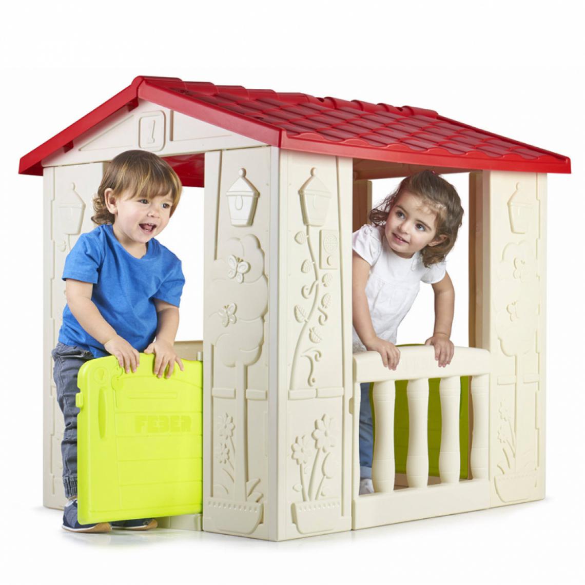 MAISONNETTE DE JARDIN EN PLASTIQUE POUR ENFANTS HOUSE – FEBER – Orca