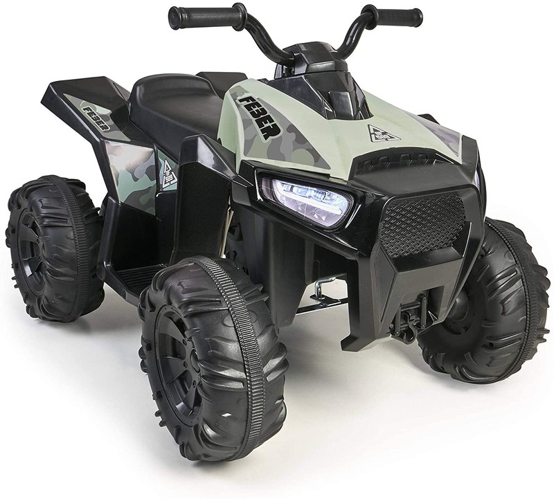 QUAD ELECTRIQUE MOTIF MILITAIRE-1MOTEUR- 3 à 5ANS