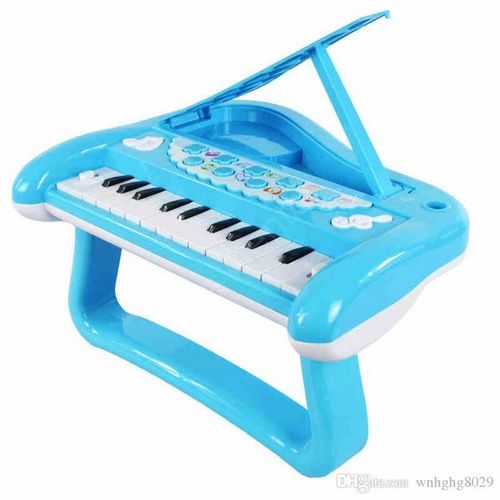 Piano électronique + micro little pianist-rose bleu+18mois – Orca