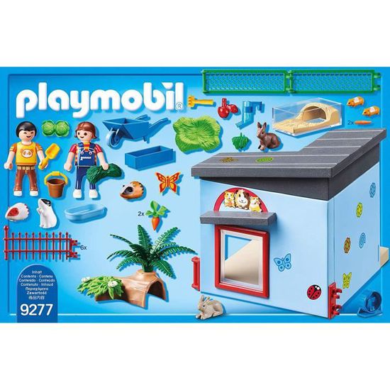 Playmobil city life maisonnette des rongeurs et lapins-60pcs-4-10ans - Image 2