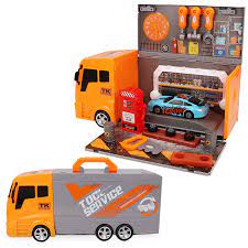 Jeu mobile garage-36pcs-2en1 camion garage+3ans – Orca