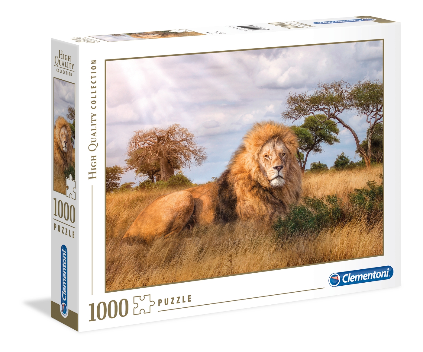 Clementoni puzzle-1000pcs-roi lion – Orca