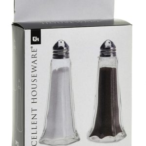 Service a sel/poivre en verre-2pcs