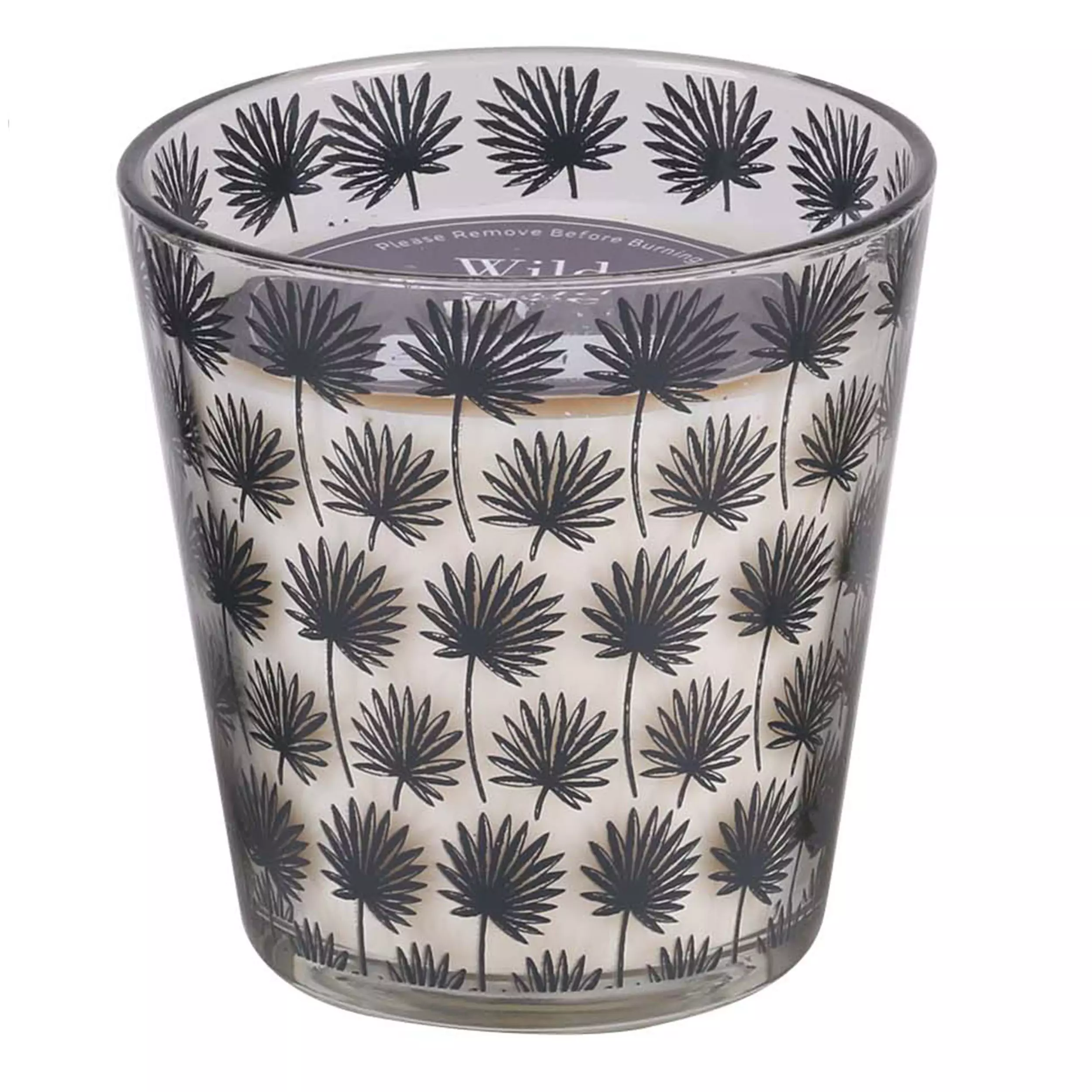 Bougie parfumée-260g-dans photophore en verre