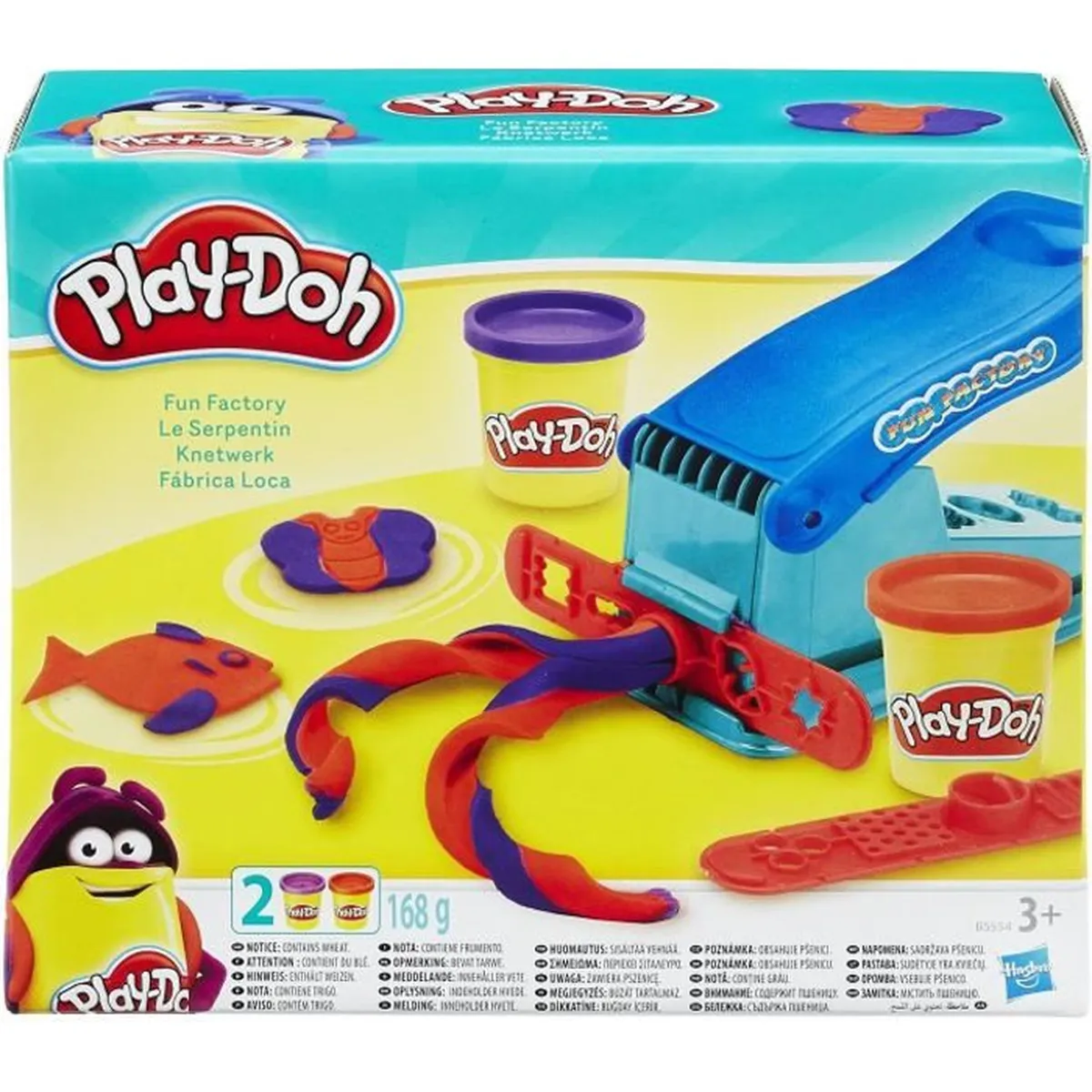 Play-doh pate a modeler set de -2pots-168g- serpentin+3ans – Orca