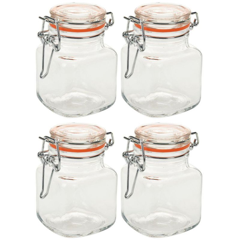 Pot a provision en verre set de-4pcs-90ml – Image 3