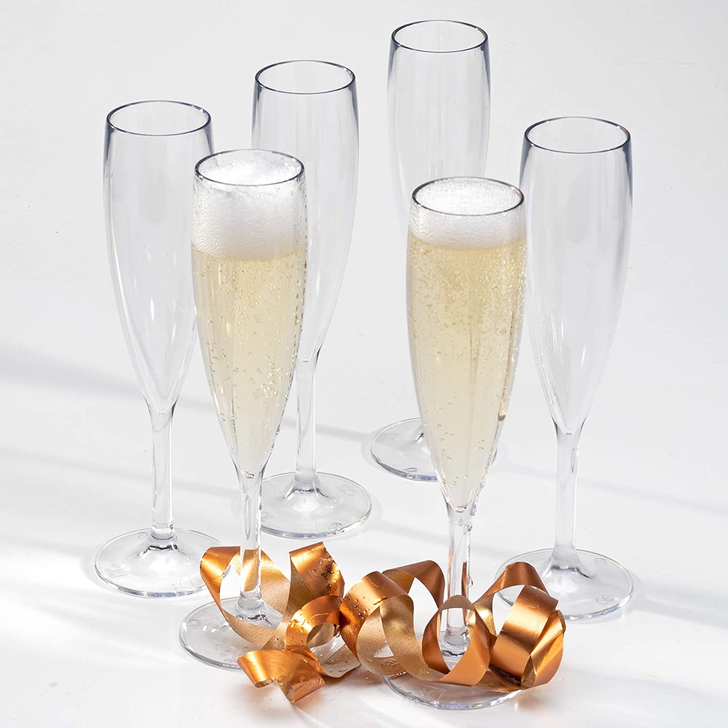 FLUTE A CHAMPAGNE EN POLYCARBONATEINCASSABLE180ML Orca