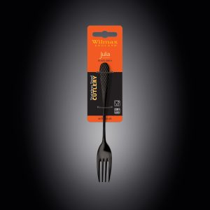 FOURCHETTE A DESSERT-19CM-JULIA BLACK ONYX-2PCS