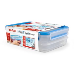 Boite a provision tefal set de-2pcs/0,6L rectangulaire
