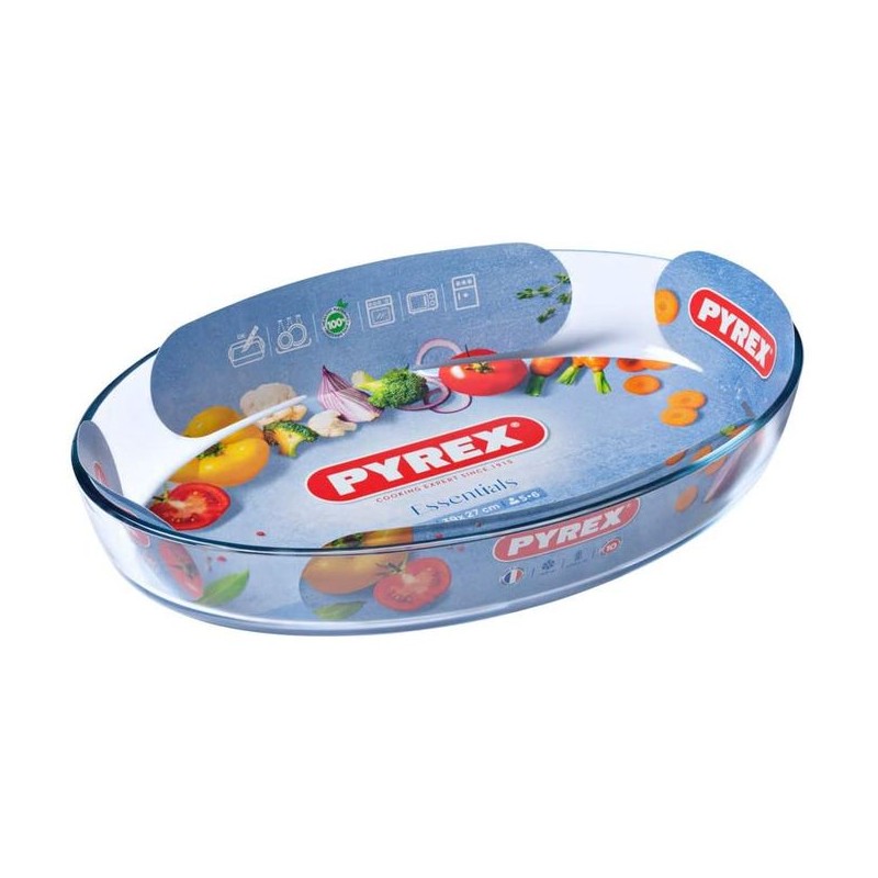Pyrex plat a four ovale 4l-39x27cm-pyrex essentials – Orca