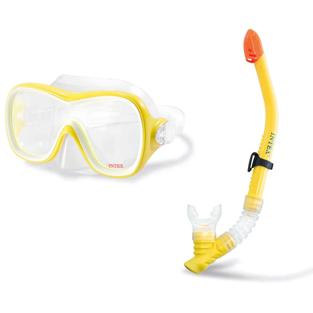 MASQUE ET TUBE WAVE RIDER - JAUNE- INTEX - Image 2