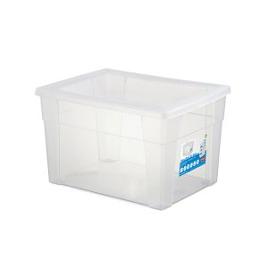 Bac de rangement en plastique-20L-transparent