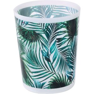 Poubelle-5L-de sdb en plastique tropical