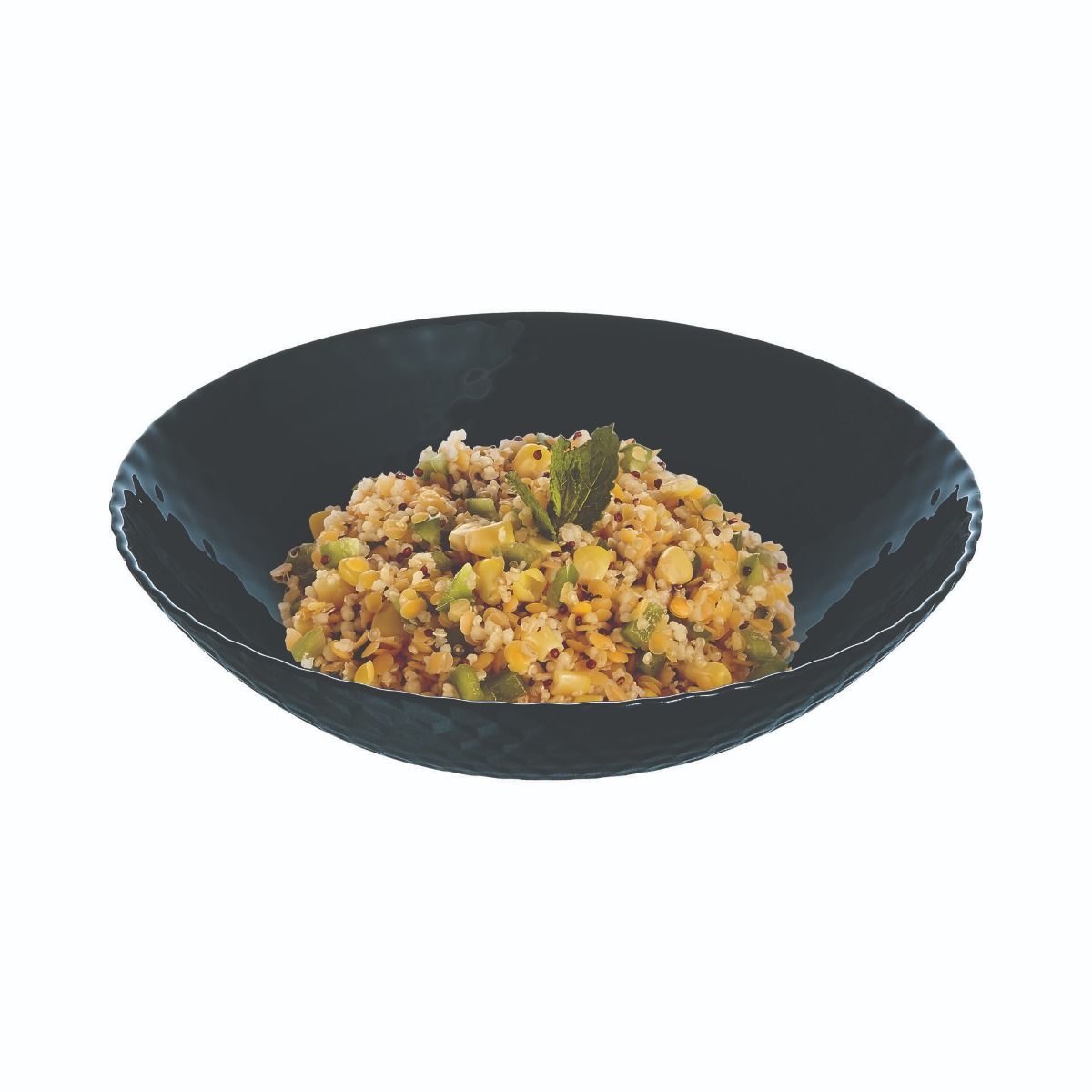 Assiette creuse en verre 20 cm Pampille - La Table d'Arc