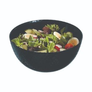 Saladier en verre luminarc-24cm-pampille-noir