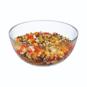 Saladier en verre luminarc-24cm-pampille transparent