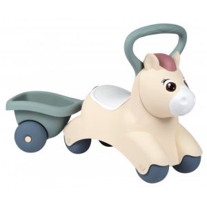 Smoby trotteur pony+chariot+12mois