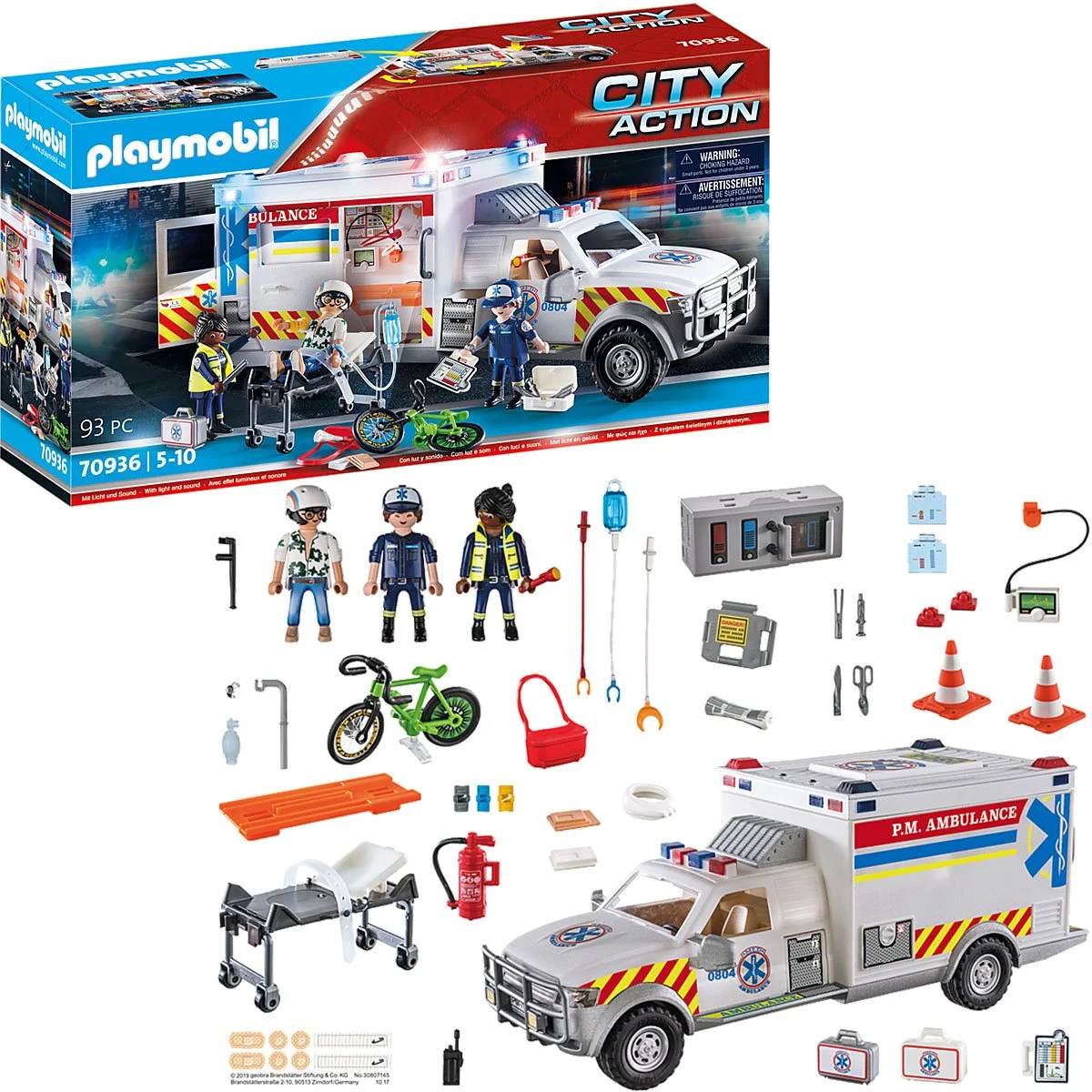 Playmobil - Ambulance avec secouristes