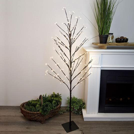 Arbre lumineux 240 LED blanc chaud sapin de Noël décoration intérieur/ extérieur