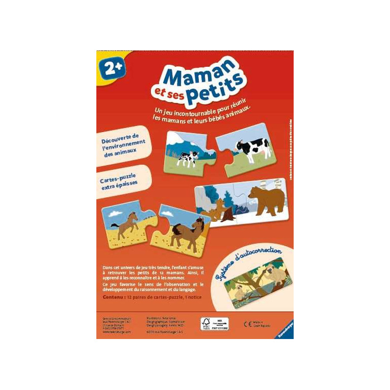 PUZZLE EDUCATIF MAMAN ET SES PETIES+2ANS - Image 5