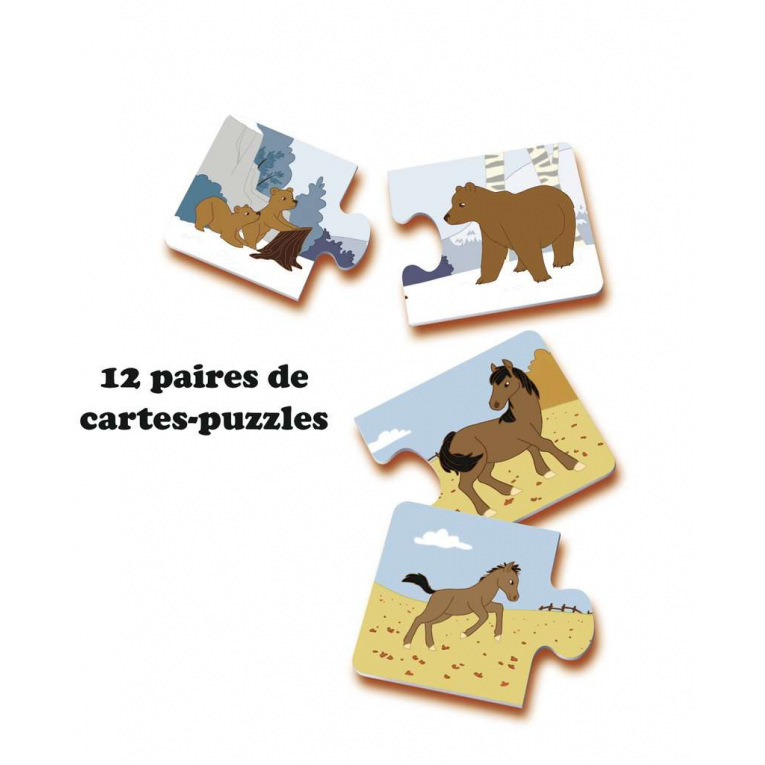 PUZZLE EDUCATIF MAMAN ET SES PETIES+2ANS - Image 7