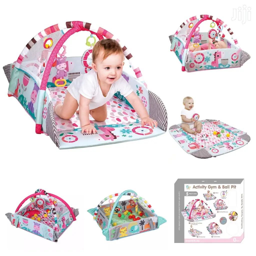 Jeu d'éveil 5en1+30 balles art – Image 4