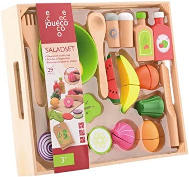 Dinette set en bois set a salade+3ans – Image 4